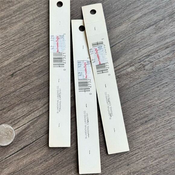 NEW Vintage Slimline 1/2" Black 4 Hole Flat Round Sewing Buttons On Card 23 Pack - Picture 4 of 4